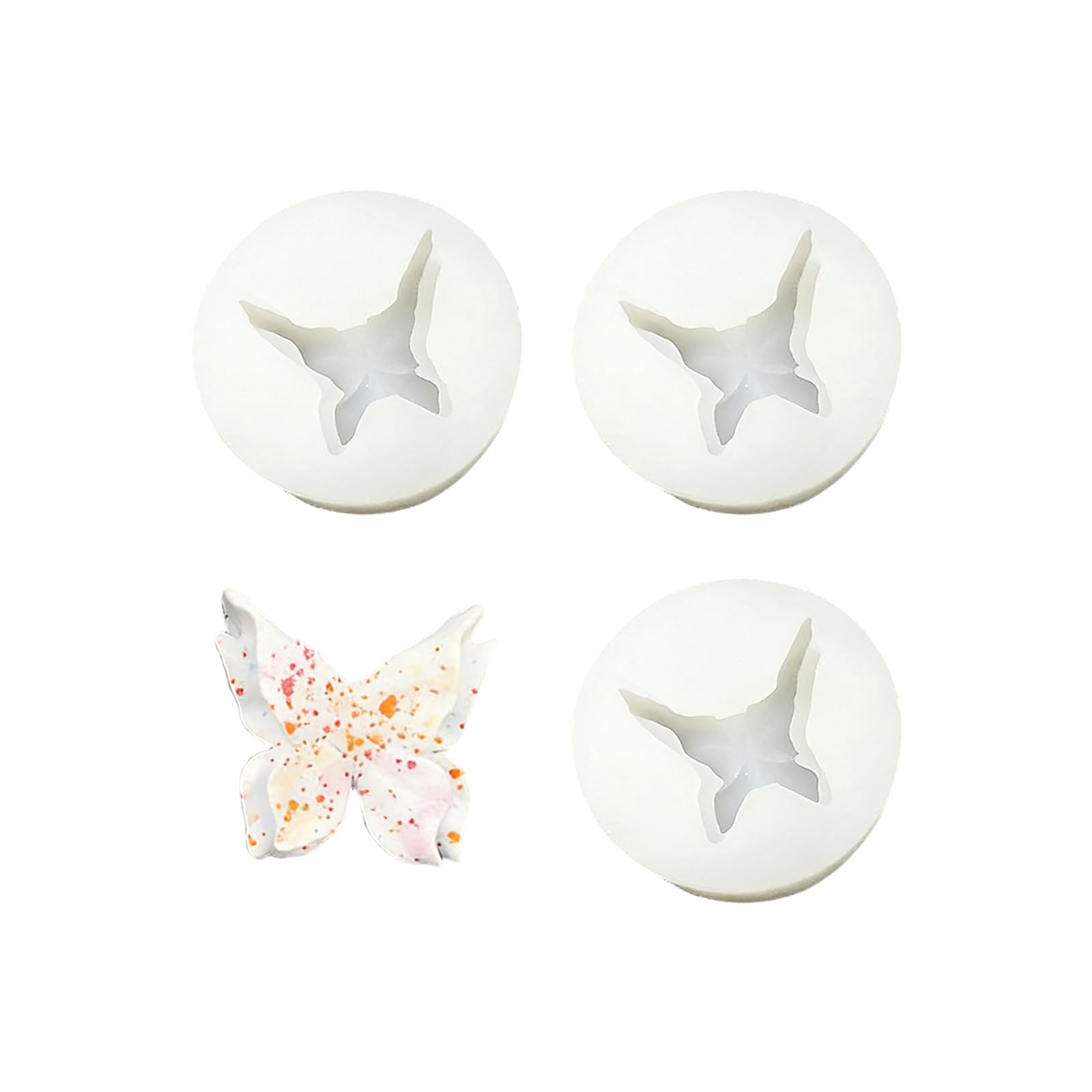 hogtnd Silicone Baking Moulds, Butterfly Mould, Easy Demould, Multi-purpose, Cake Fondant Decorations, Homes, Friendly, Dishwasher Safe, Silicone Baking Moulds