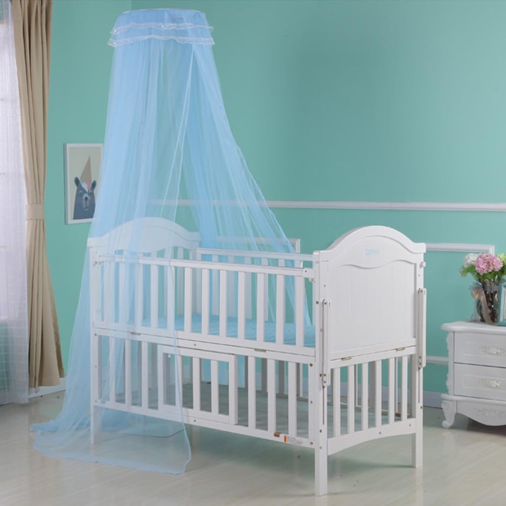 XGOPTS Mosquito Net Kids Bed Canopy Dome Mosquito Netting Boys Girls Bed Tent Nursery Room Baby Crib Hanging Curtain Decor