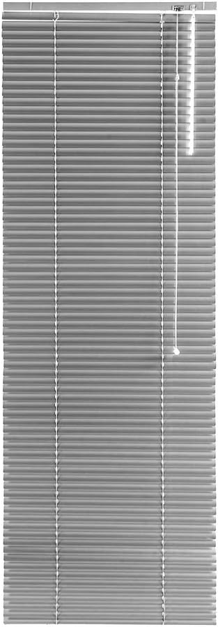 Tenda Veneziana In Alluminio Grigio - Lamelle 25 Mm, Altezza 180-250 Cm, Regolabile In Larghezza, Per Interni - Foto 12