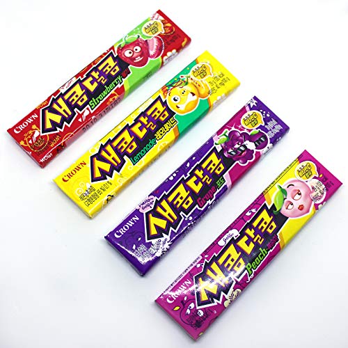 Korean Sweet and Sour Assorted Flavored Chewy Candy 116g (1 Pack)