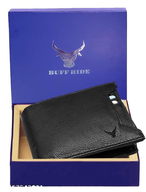Protected 100% Leather Gift Hamper for Men | Leather Wallet for Men's | Wallets Branded | Wallets for Men (Lee-on Black),Leather Wallet Combo for Men-image-32