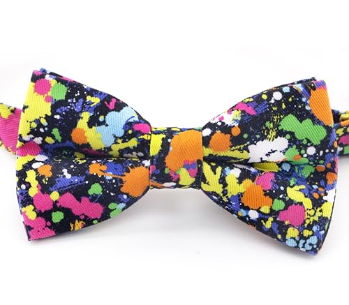 Image of OCIA Cute Pattern Pre-tied Bow Tie Adjustable Bowties for Adult & Children