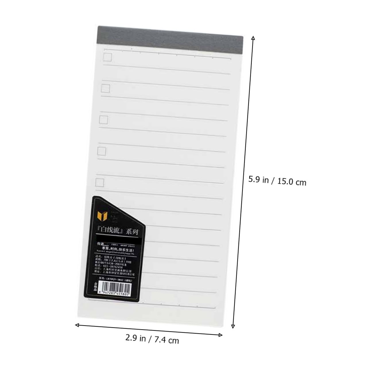 Anneome Creative Pocket Notepads 4pcs, Simple Mini Notebooks with 2 Blank and 2 Lined Pads, Study and Office Writing Notepads for Students and Professionals