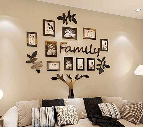 Kinhshion family tree picture frame 3d diy stickers col…