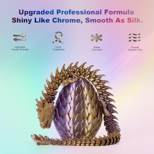 Image of iSANMATE Silk Purple Gold PLA Filament 1.75mm 1kg for FDM 3D Printer