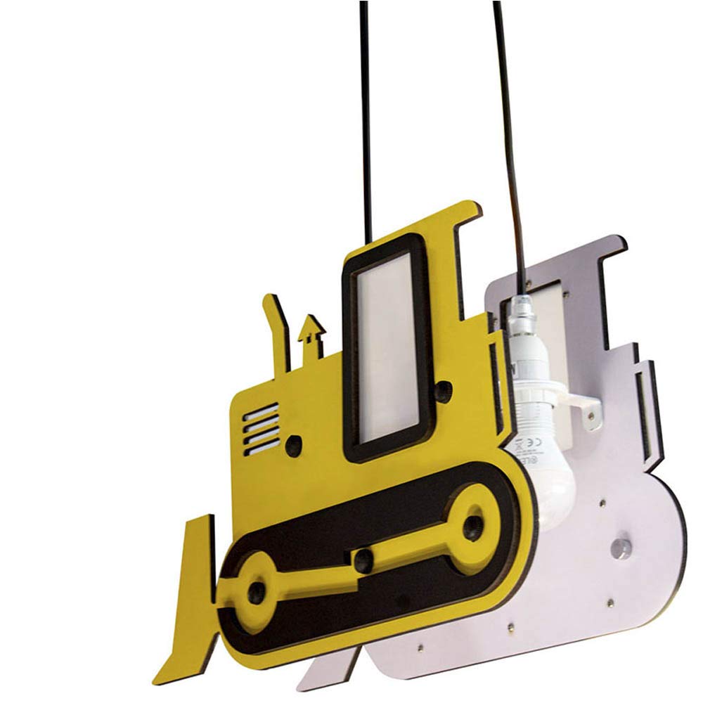 wonderlamp W-A000120 Lámpara de Techo Infantil Excavadora