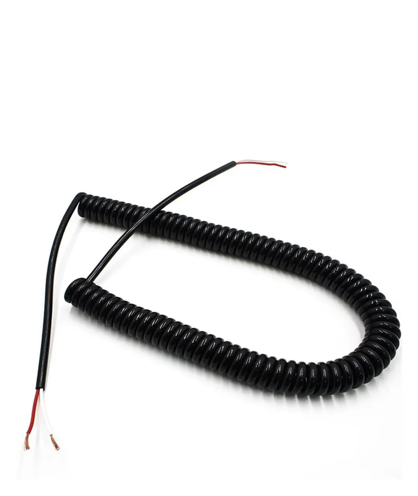 Spiralfederkabel, 4-adrig, 0,2 mm² Zugfestigkeit, zieht sich automatisch zurück(Stretch3.75m)