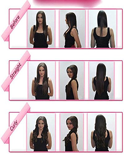 Fashion Long Curly Wavy One Piece 5 clips clip in