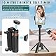 OneNine Stativ für Smartphone, 3 in 1 Bluetooth Selfie Stick Handy Griff Capgrip mit Fernbedienung, Erweiterbar Mini Handy Stativ Ständer Kompatibel mit iPhone Samsung Smartphones, 2 Kaltschuh