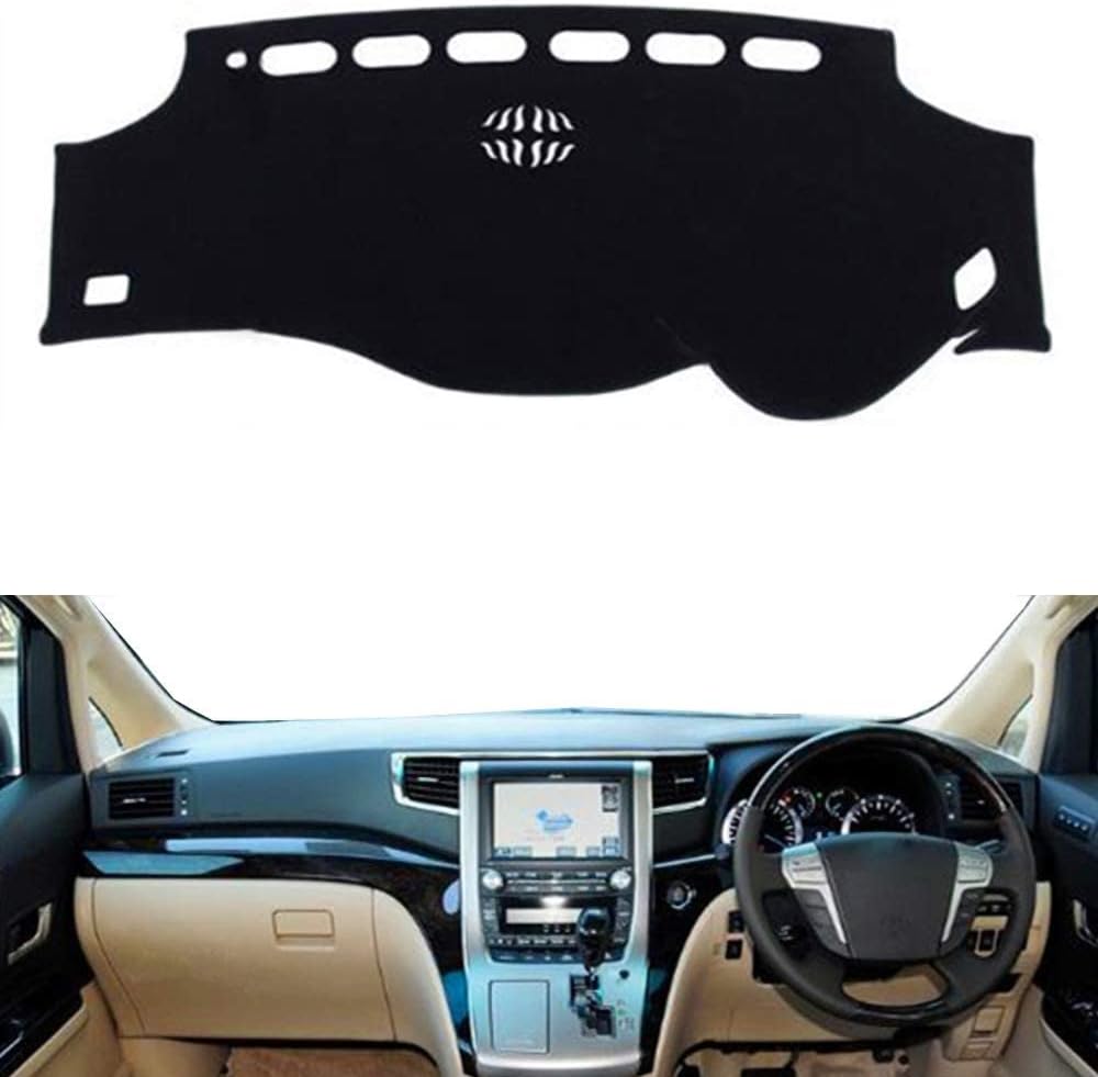 Car Auto Dashboard Cover for Toyota Alphard 2008-2012 2013 2014 2015 2016 2017 Right Hand Drive Dashmat Pad Carpet Dash Mat