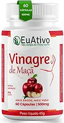 Vinagre de Maçã 500mg 60 Cápsulas EuAtivo (1)