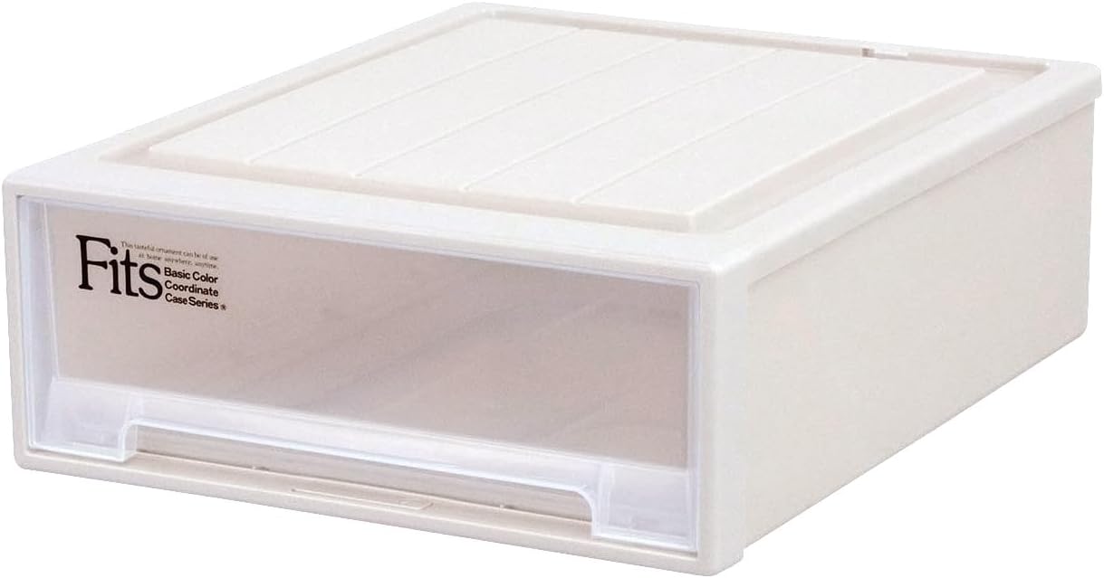 【タイムセール】天馬 収納ボックス フィッツケース クローゼット 幅44×奥行53×高さ18cm 収納ケース 積み重ね可能 衣装ケース ワイドS-53が激安特価！