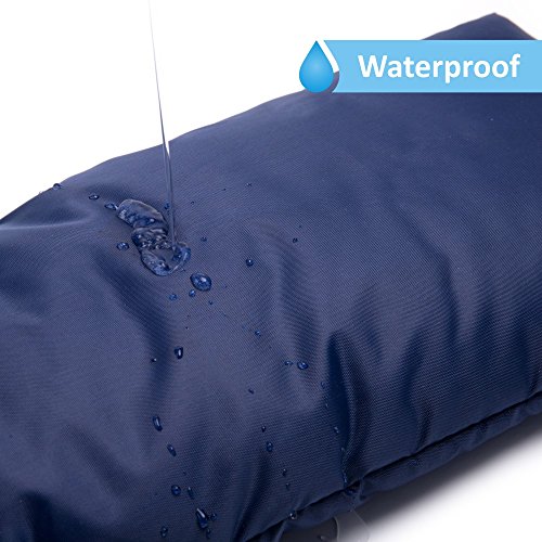 Outdoor Faucet Covers for Winter - 2 Padded Faucet Sock Small and Large for Cold Weather and Waterproof Freeze Protection - 19.6x7.8 & 5.5x7.0 inches - Thumbnail 3