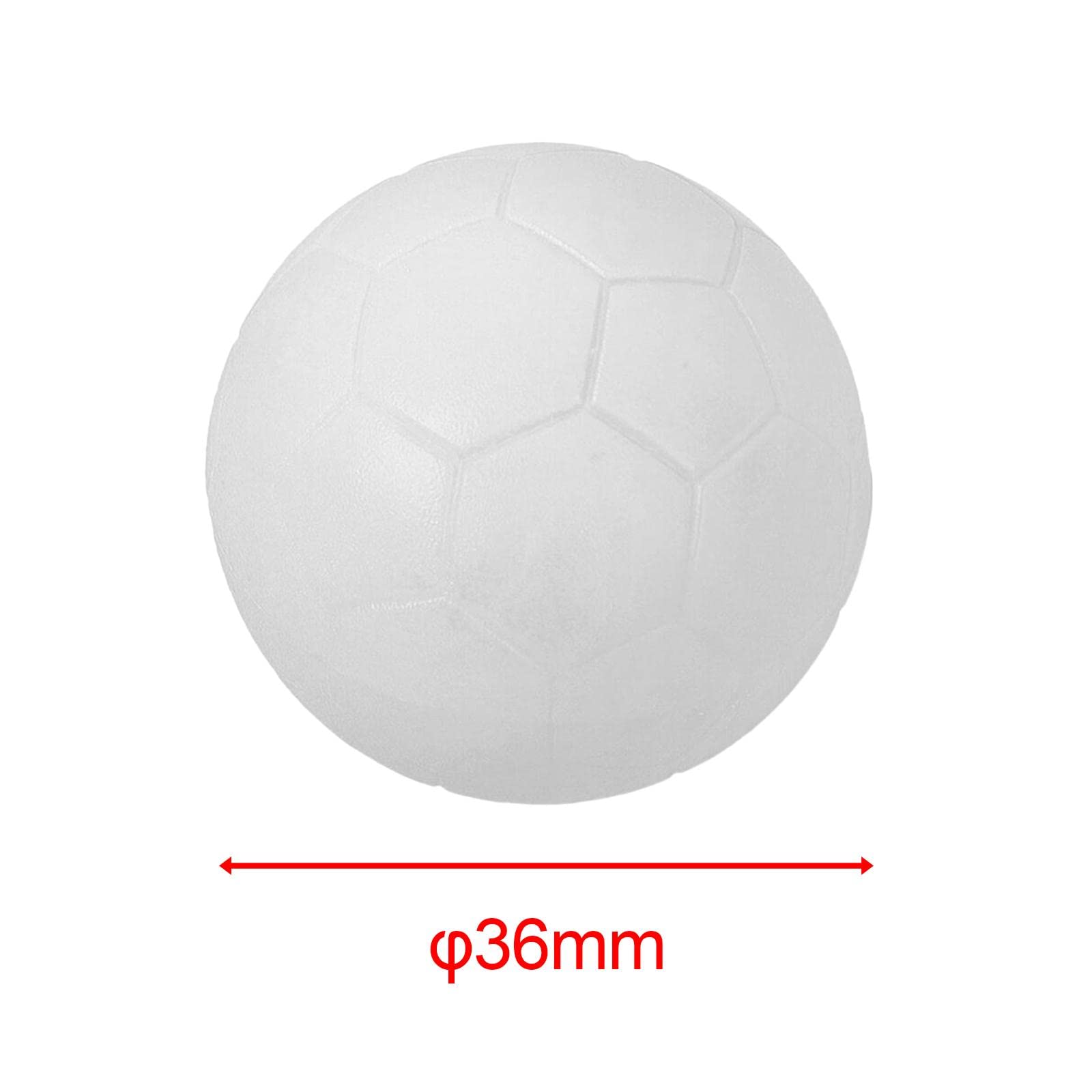 4 Piezas Pelotas de Futbolín Pelotas de Repuesto Pelotas para Balones de Mesa Superficie Grabada Control Estable Material PP Adecuadas para
