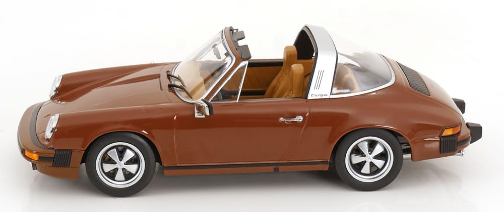 KK Scale KKDC180923 - Porsch. 911 Sc Targa Brown 1975 German TV-Series Tatort Stuttgart - Scala 1/18 - modellino Auto