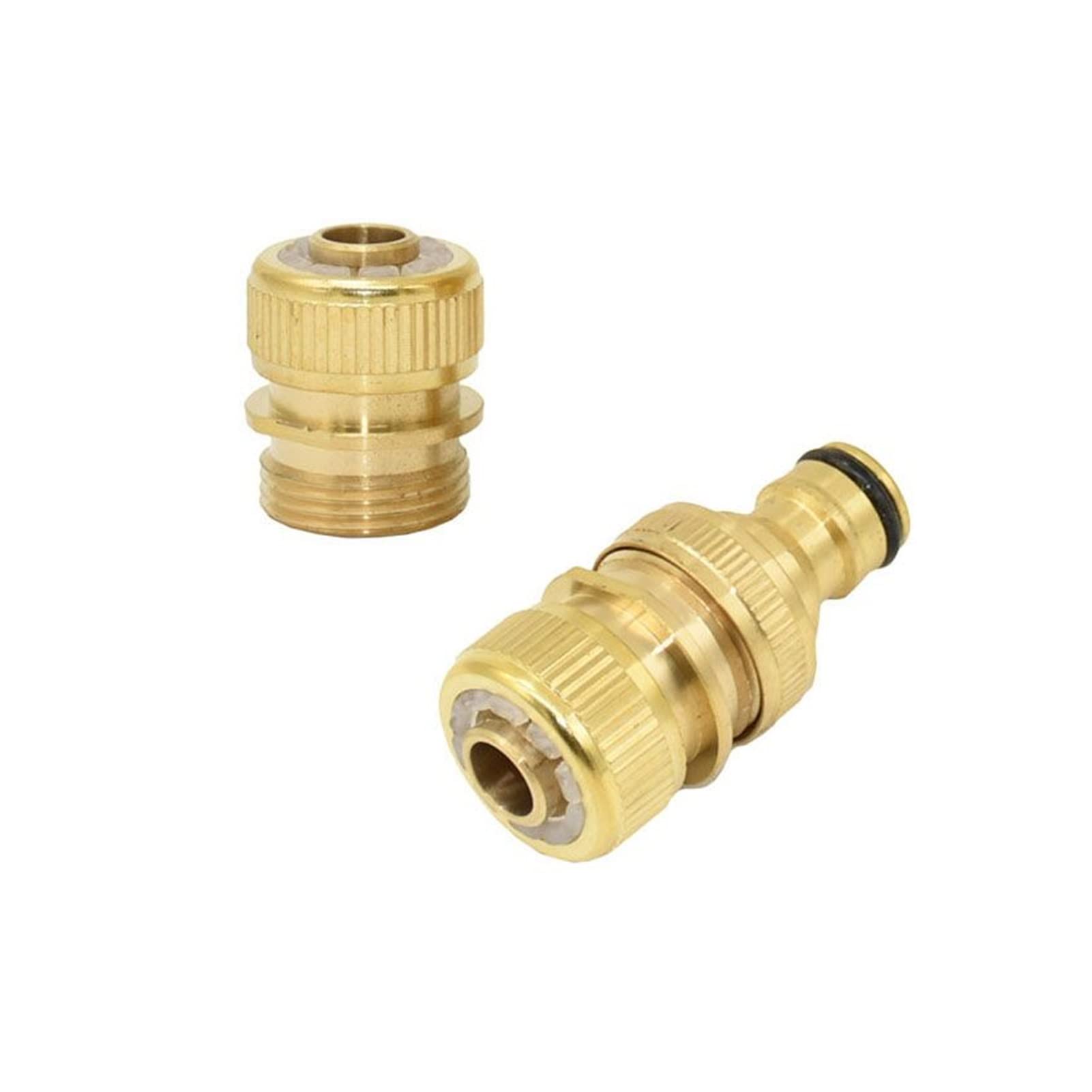 Raccordo per Acqua Nebulizzata in Ottda 1/2" per Tubo da Giardino a Attacco Rapido da 5/8", Raccordi per Tubo da 3/4" a 16 Mm, Adattatore Pera ad Acqua in Rame, 7 Pezzi/un