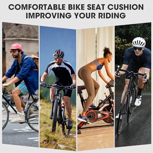 Zcitek Gel Bike Seat Cover, Comfort Bike Seat Cushion