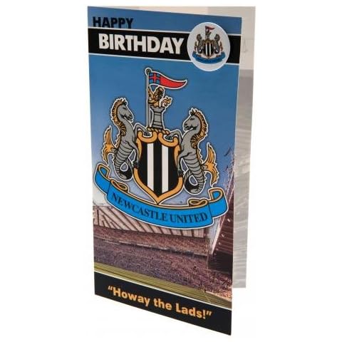 Newcastle United F.C. Birthday Card & Badge Official Merchandise Cover