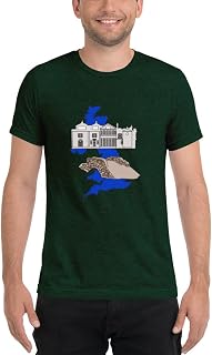 The Old Course St Andrews Swilcan Bridge UK Golf Tri-Blend Short Sleeve Shirt