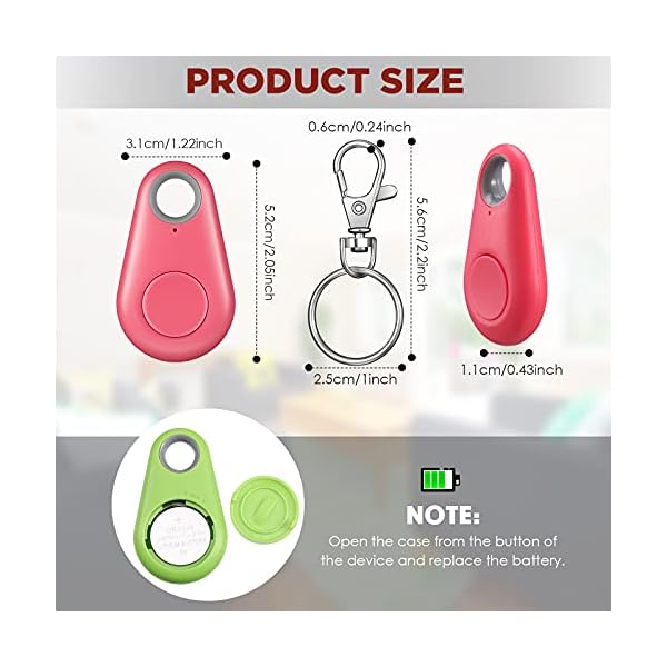Frienda-5-Pieces-Key-Finder-Item-Locator-with-5-Pieces-GPS-Keychains-Bluetooth-Tracker-Tag-Anti-Lost-Alarm-Reminder-Selfie-Shutter-Control-for-Kids-Pets-Keychain-for-Smartphone Frienda-5-Pieces-Key-Finder-Item-Locator-with-5-Pieces-GPS-Keychains-Bluetooth-Tracker-Tag-Anti-Lost-Alarm-Reminder-Selfie-Shutter-Control-for-Kids-Pets-Keychain-for-Smartphone