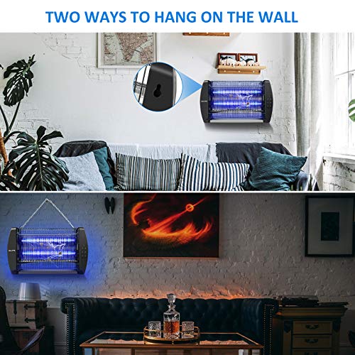 Balippe Lampe Anti-Moustique, 20W 100㎡ Piège à Insectes Volants avec Télecommand et Minuterie, Anti Moustique Non-Toxique, LED UV Destructeur d' Insectes Électrique pr Chambre Maison Jardin Bureau Balippe Lampe Anti-Moustique, 20W 100㎡ Piège à Insectes Volants avec Télecommand et Minuterie, Anti Moustique Non-Toxique, LED UV Destructeur d' Insectes Électrique pr Chambre Maison Jardin Bureau