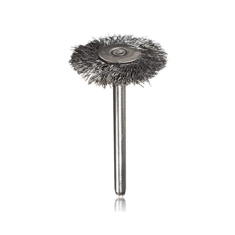 8 'Brosse De Roue En Fil D'acier Nouée, Brosse De Débroussailleuse à Gazon, Brosse à Désherber