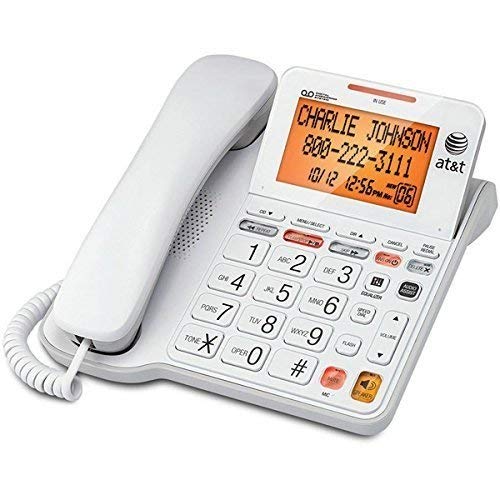 Teléfono Fijo de Escritorio con Cable AT&T CL4940 Blanco miniatura 2