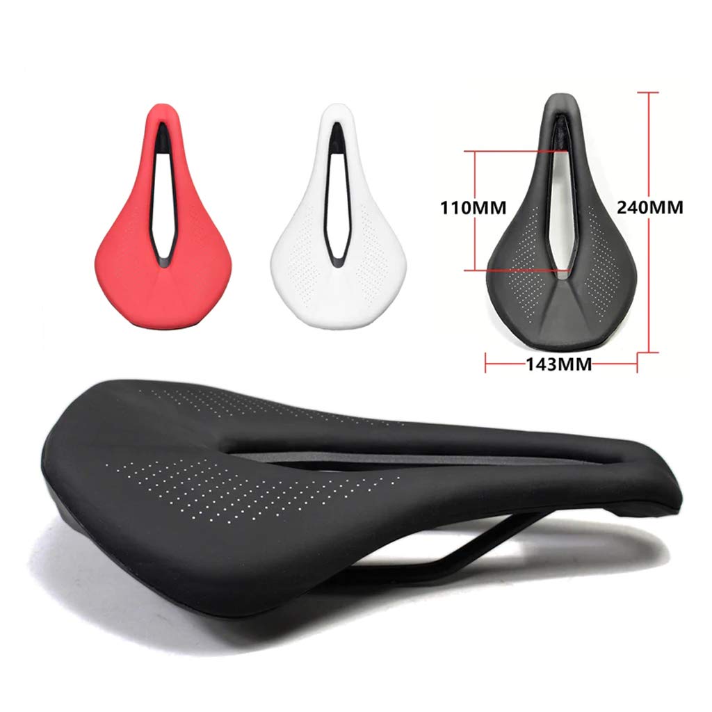 RYET Selle de Vélo Ultra-Légère en Carbone - Coussin de Course Imprimé en 3D (X6P EVA Saddle