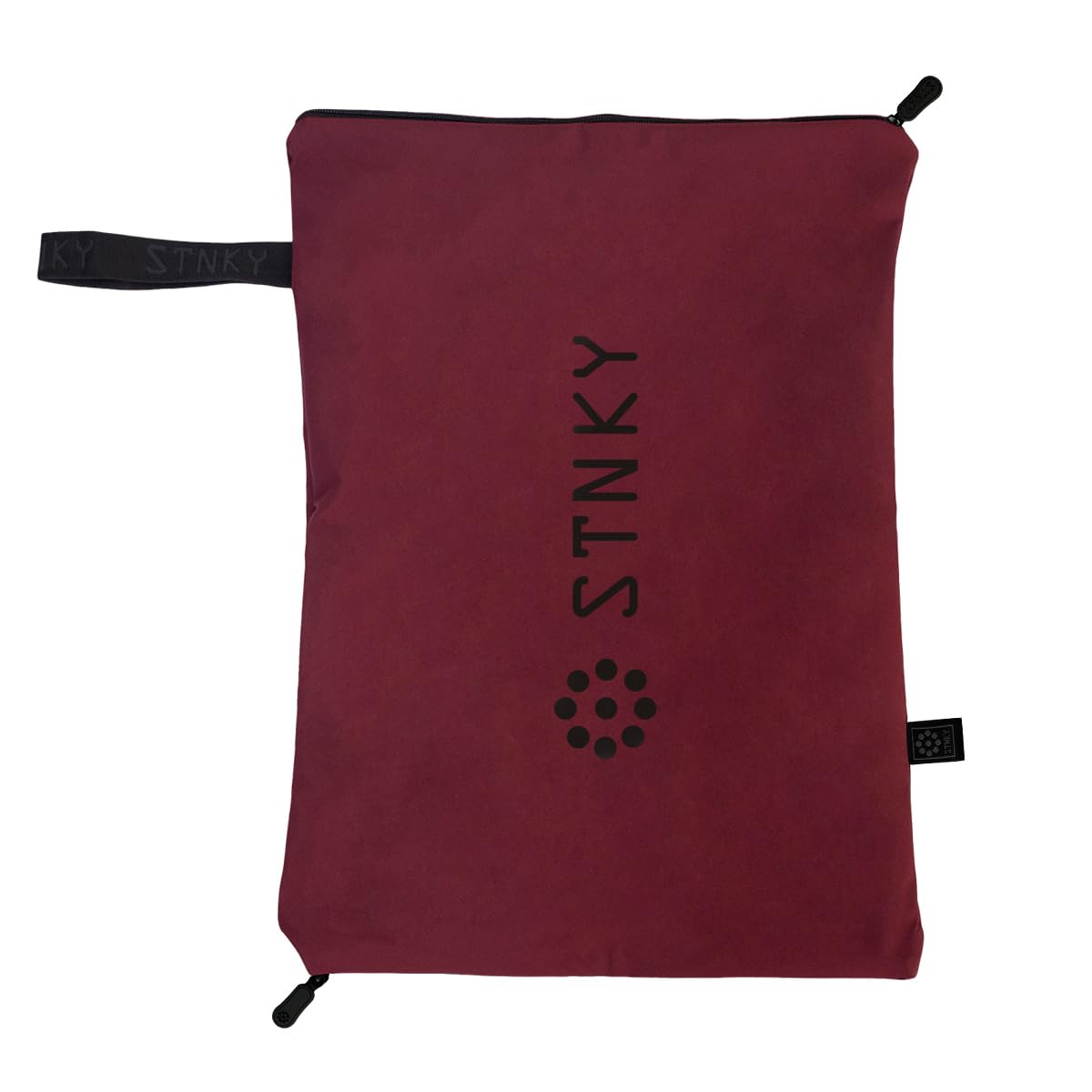 STNKY Bag Pro - Waszakken met ritssluitingen, handgrepen en interne netzak voor reizen, yoga, gezondheidszorg, gymset, wasserette (XL, grijs