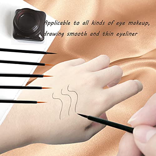 Disposable Eyeliner Brush Set 100 Pack Disposable Eyeliner Brushes Applicator Makeup Eye Liner Wands #TOP3