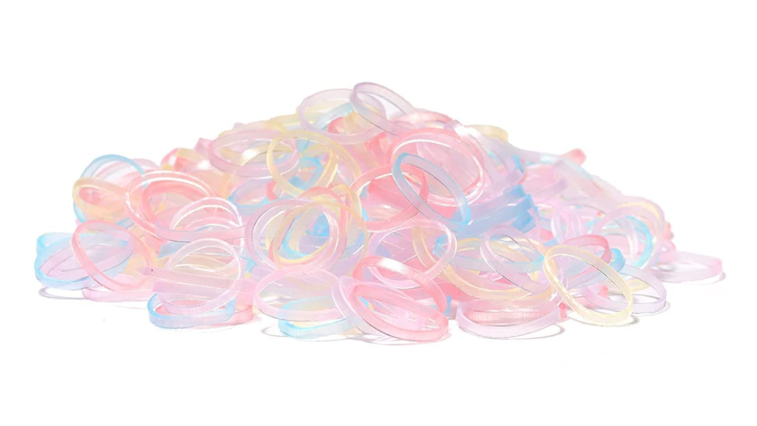 See full amazon price history chart for GIRLYZ ATTIRE Mini Hair Elastics for Girls Transparent Multicolor Rubber Bands (Pack of 400) GIRLYZ ATTIRE Mini Hair Elastics for Girls Transparent Multicolor Rubber Bands (Pack of 400) (B0BCYV85DV) Amazon Price History, Amazon Price Tracker
