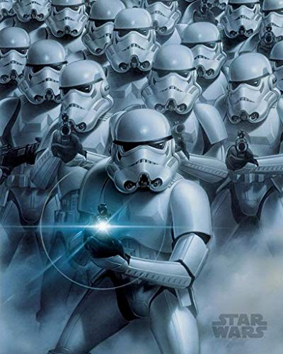 Star Wars Stormtroopers Bed Room Home Design Wall Paper Mini Poster 40cmx 50cm