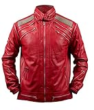 F&H Kid's Beat It Genuine Leather Jacket M Red