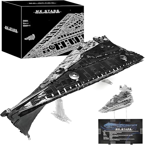 SHHFWU 21004 Technik Super Star Destroyer Modell, für Eclipse-Klasse Imperial...