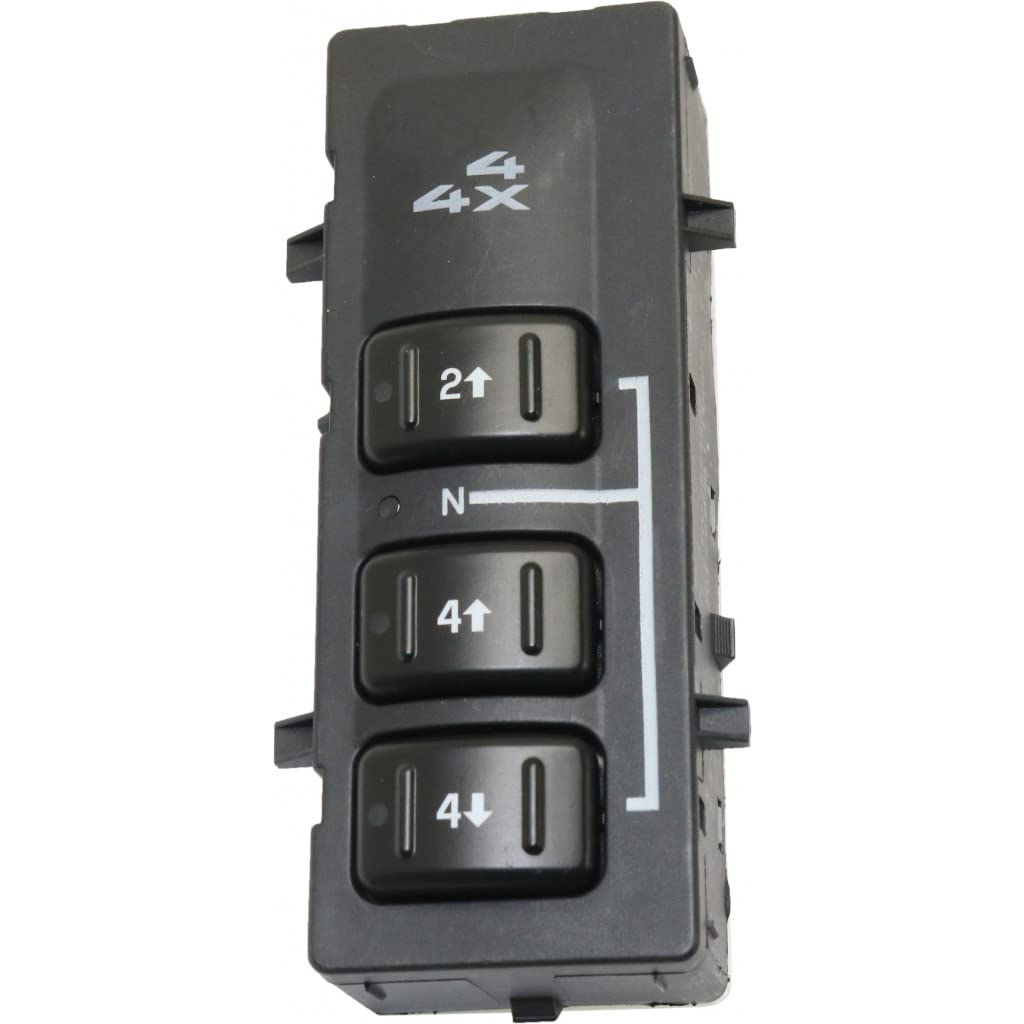 Transfer Case Switch for Chevy Silverado 2500 HD 2003 04 05 2006 | 12 Male Terminals Replacement for 19259312