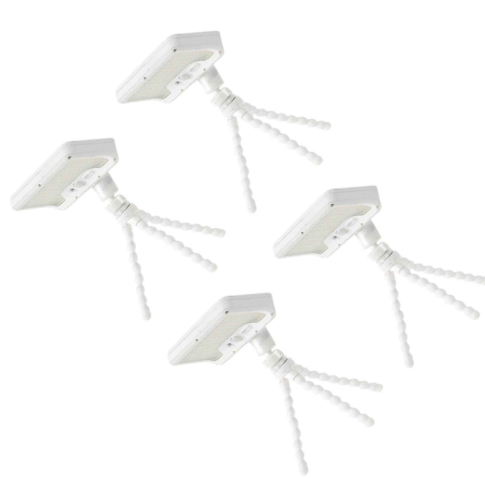 Buxuaaaa Solar Waterproof Outdoor Lighting 92 LED Globes Remote White Warm Sunlight Motion Transducer Double Charging Modifiable for Use Waterproof Outdoor Lights