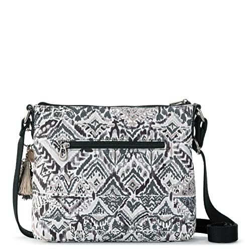 Image of Sakroots Artist Circle Basic Crossbody in Eco Twill, Adjustable Crossbody Strap
