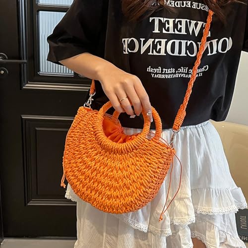 Small Straw Clutch Woven Purse Cute Womens Handbag Purse Small Summer Beach Bags Straw Shoulder Crossbody Bag2