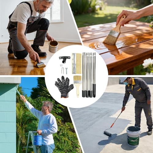 Applicateur pour récurage de sol à long manche efficace - 5