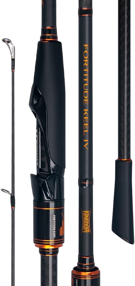 KINGDOM Fortitude Keel-4 Super Long Cast Series Fishing Rod Fuji LY Bracket Fuji O Ring 2 Sections 2.28-3.2m MFast 128-206g Power ML/M/MH Carbon Wheel Base Triangular Grip 40+30T Cross Carbon Cloth