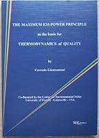 The Maximum Em-power Principle As the Basis for Thermodynamics of Quality B003Y2UYX4 Book Cover
