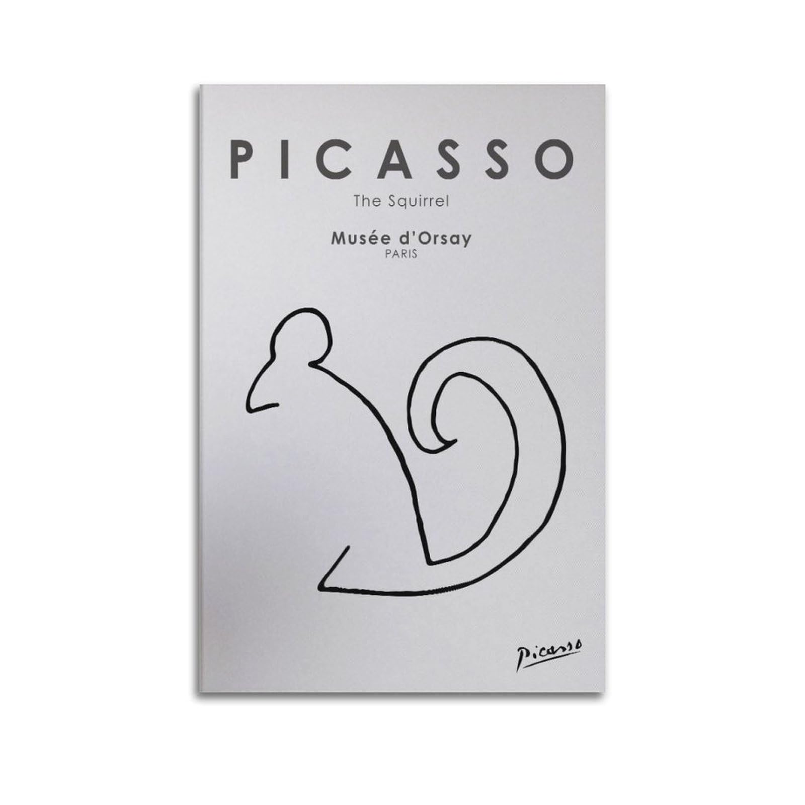 xiaoxiaoshen Picasso Line Minimalist Gallery1 Canvas Poster Wall Art Prints Room Aesthetic Murals Bedroom And Living Decorations 20x30inch(50x75cm)