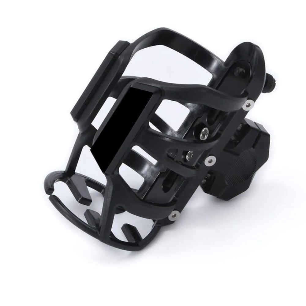 XKINTCS Motorcycle Cup Holder for CB750 CB 750 600 900 CB600F 900F Hornet Handlebar Water Bottle Drink Mount,normal-A Black