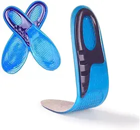 Palmilha Ortopédica em Gel Silicone – Conforto e Amortecimento para Fascite Plantar, Esporão e Cansaço, Ajustável para Tênis e Sapatos – Tamanhos 34 a 40