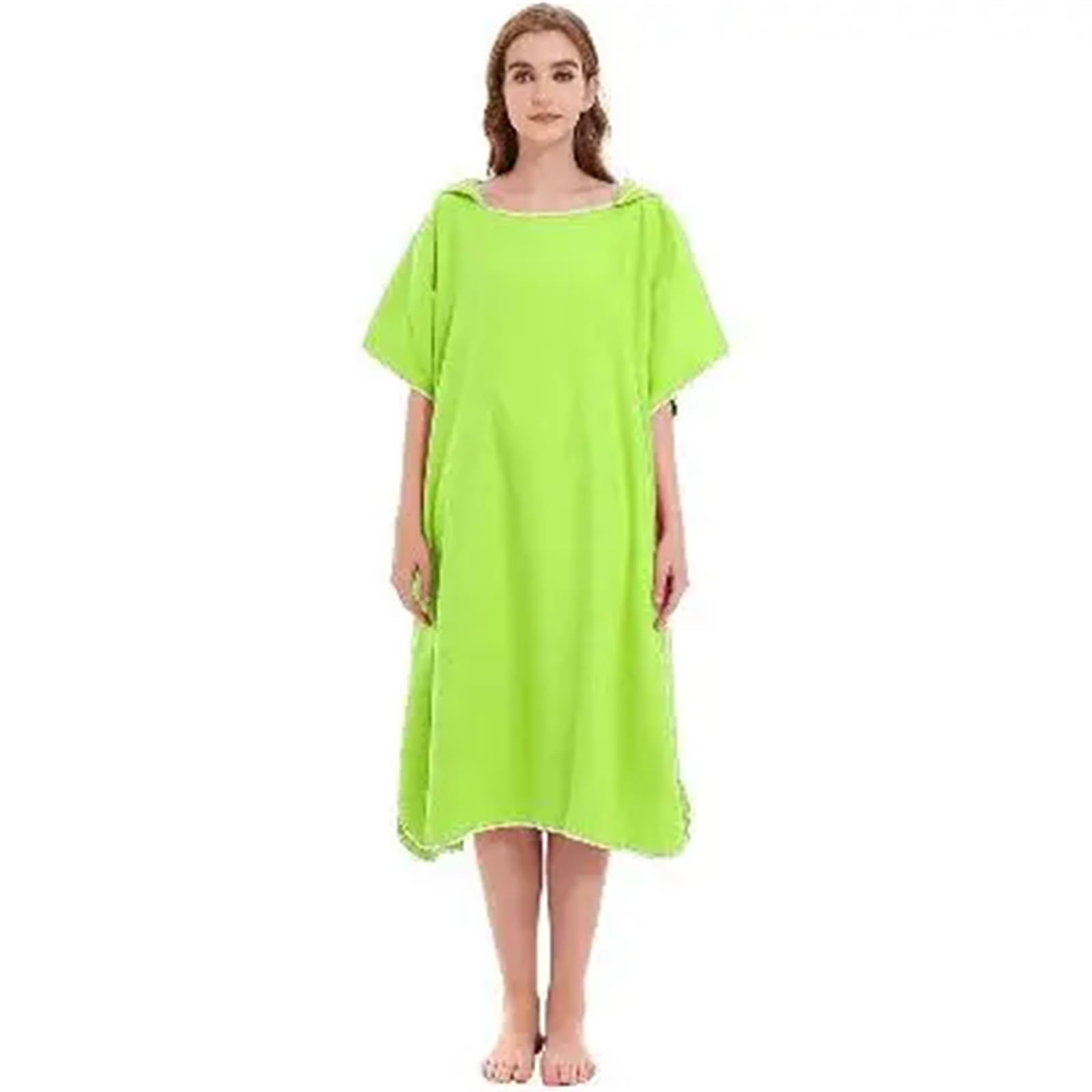 Asciugamano poncho fasciatoio da surf in microfibra con cappuccio