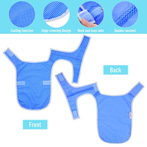 POPETPOP Dog Cooling Vest, Lightweight Cooler Jacket, Pet Vest Harness for for Small Medium Dogs(Size), As Shown - Image 4