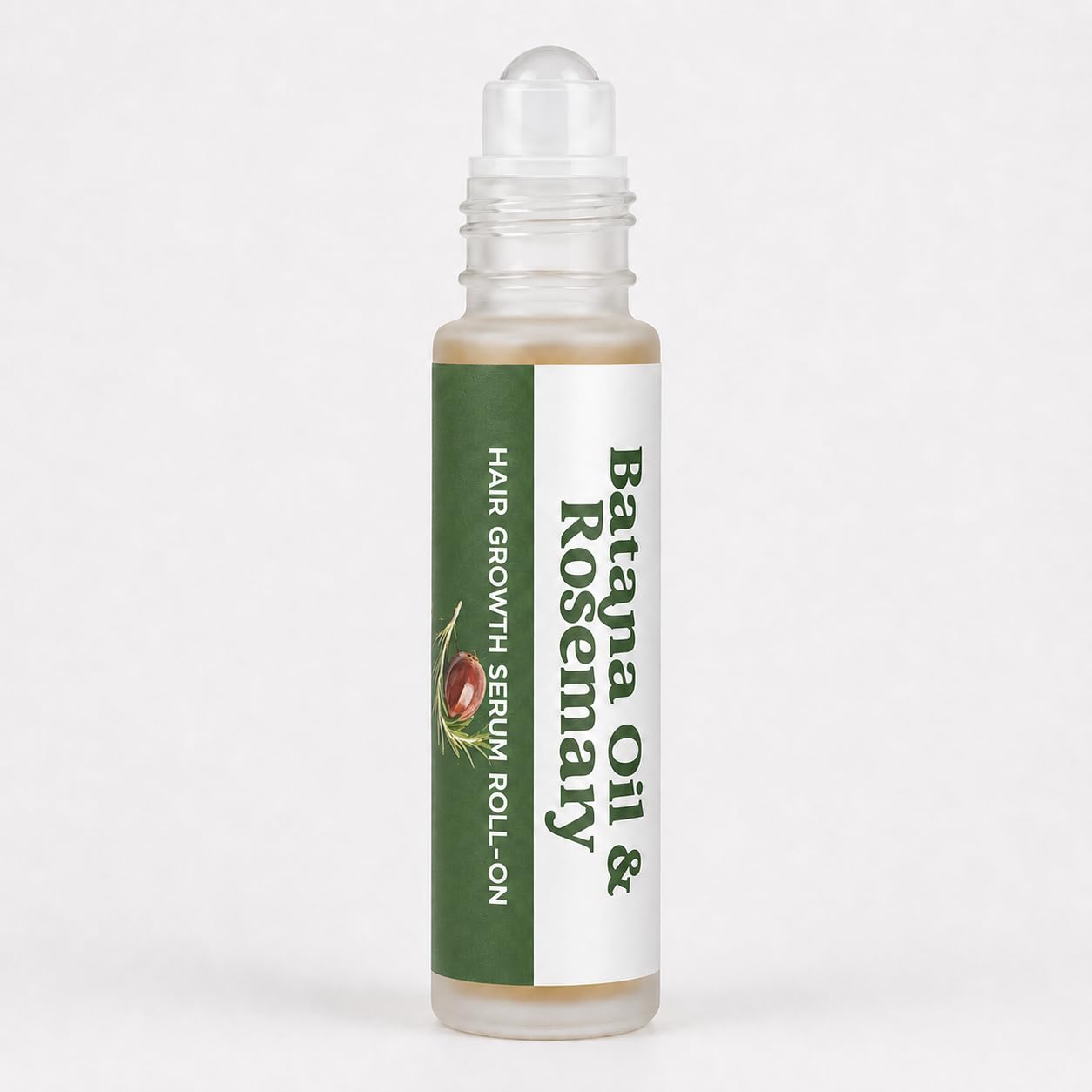 Batana Oil & Rosemary Hair Serum Roll-On, Lightweight Scalp Care for Hair & Edges, Mess-Free Targeted Applicator with Ginseng, Fo-Ti & Peptides, 0.68 fl oz