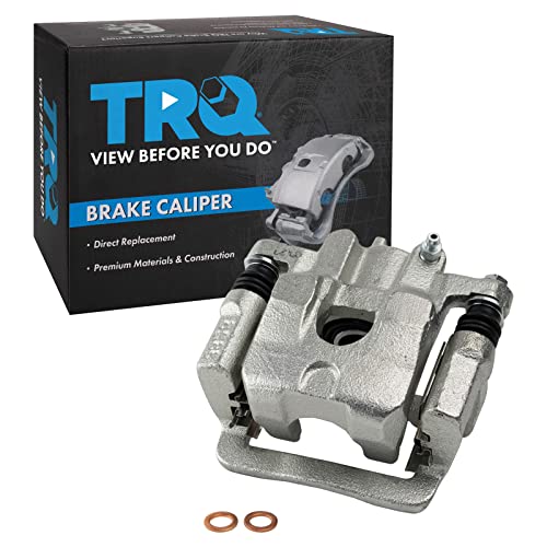 Image of TRQ Rear Left Brake Caliper w /Bracket Drivers Side