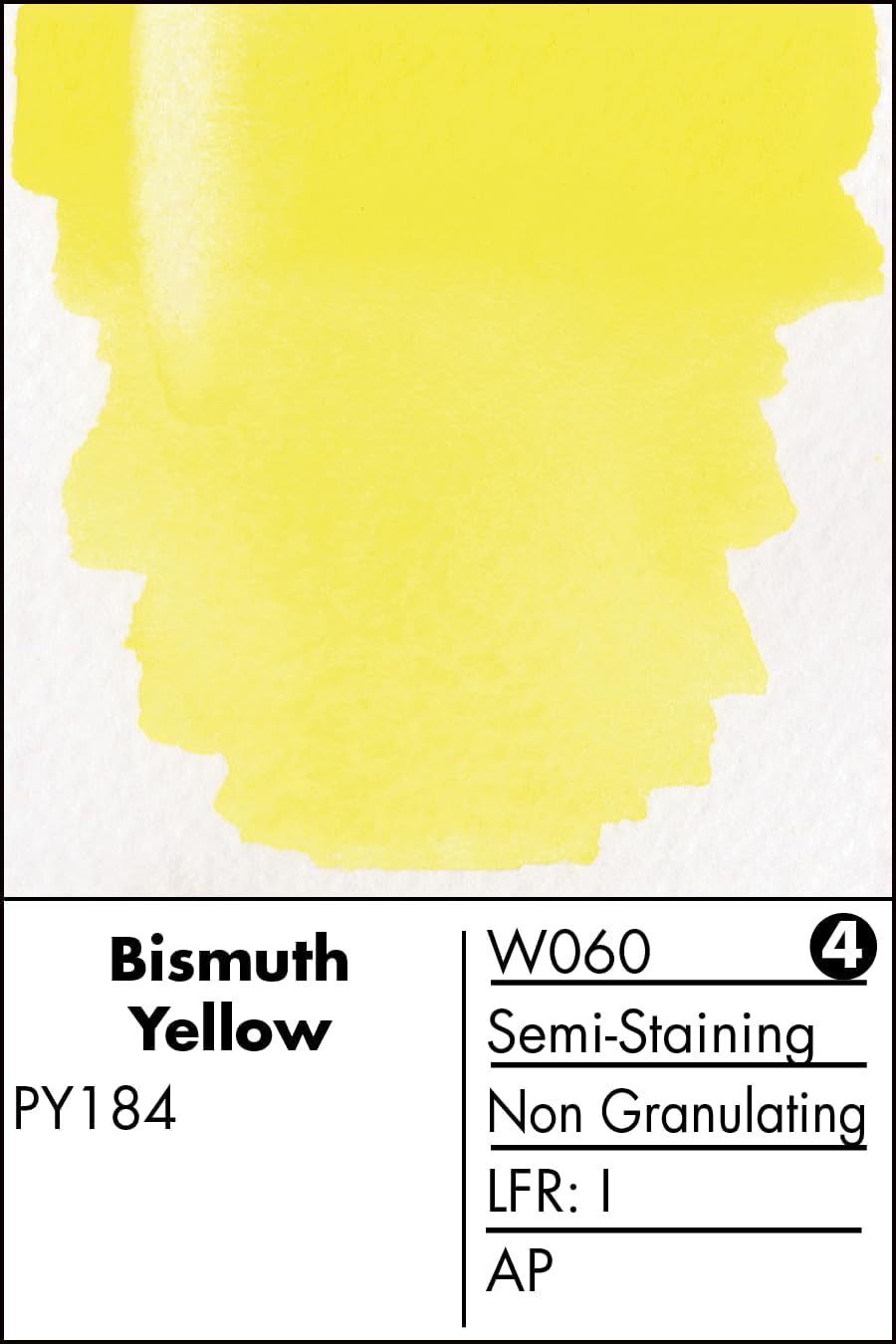 Grumbacher Finest Watercolor Paint, 14ml/0.47 oz., Bismuth Yellow (W060)