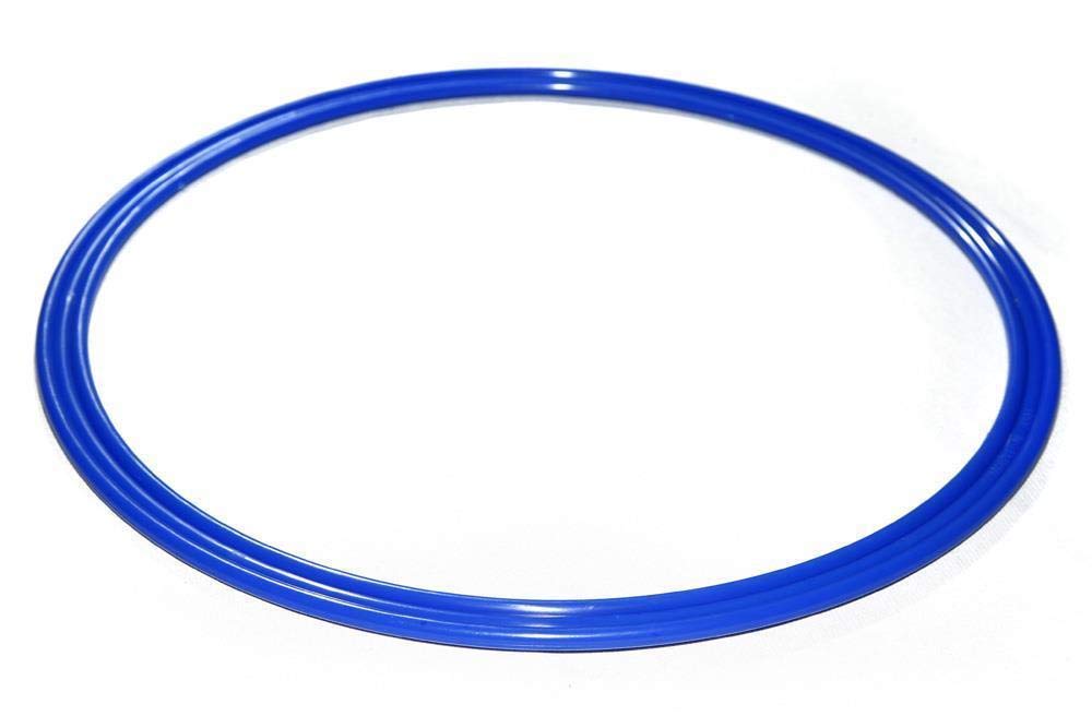 Sport Aro Lot de 8 Cercles psychomotricités en 4 Couleurs, Unisexe, 2 x réseau, 2 x Jaune, 2 x Bleu, 2 x Vert, Ø 60 cm